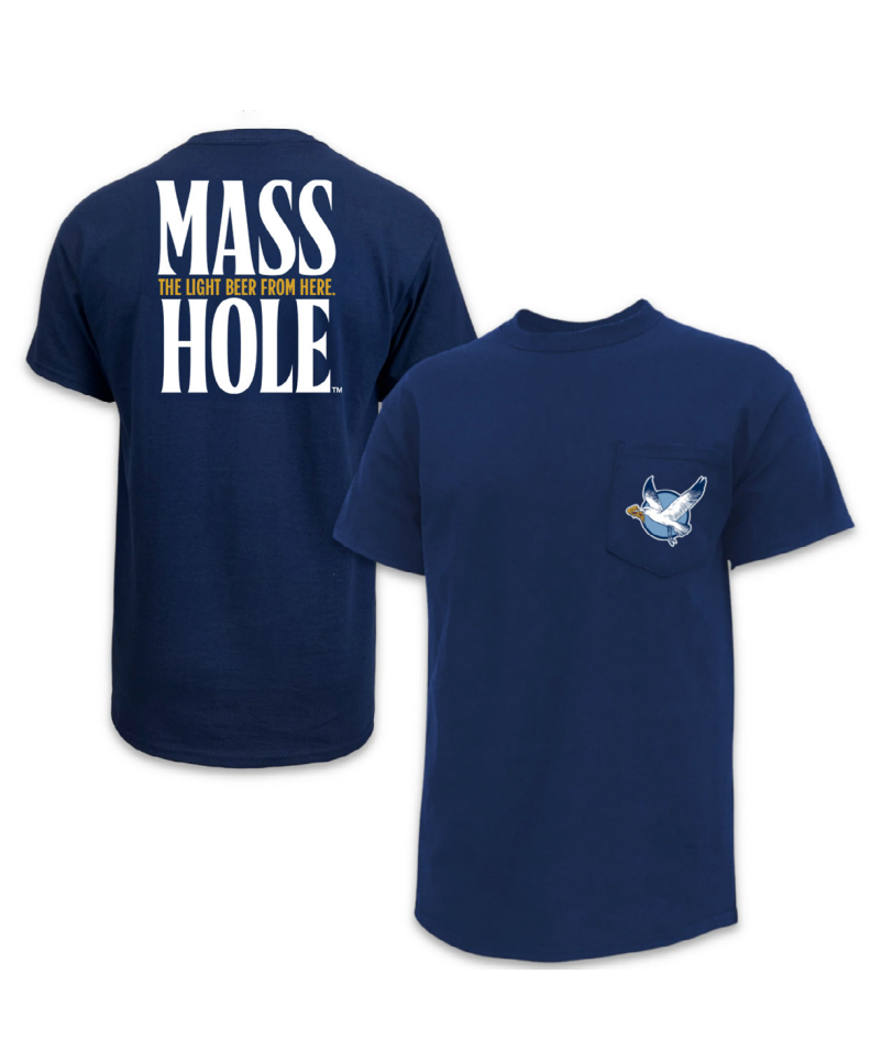 Navy Masshole Logo Tee